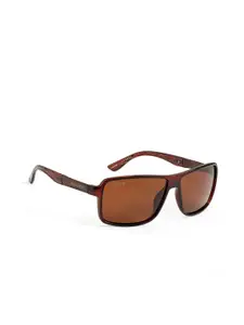 ROYAL SON Men Rectangle Sunglasses with Polarised and UV Protected Lens CHI00123-C2-R1