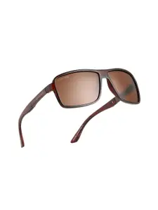 ROYAL SON Men Rectangle Sunglasses with Polarised and UV Protected Lens CHI00123-C2-R1