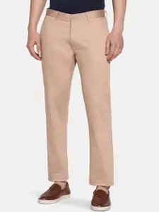 Blackberrys Men Slim Fit Low-Rise Trousers