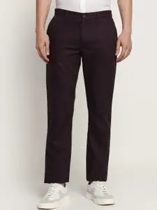 Blackberrys Men Mid-Rise Slim Fit Chinos Trousers