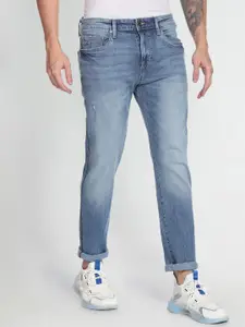 Flying Machine Slash Slim Tapered Fit Lightly Distressed Stretchable Jeans