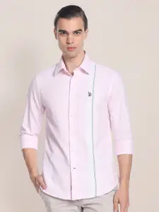 U.S. Polo Assn. Striped Cotton Casual Shirt