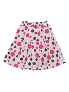 SWEET ANGEL Girls Printed A-Line Pure Cotton Skirts