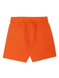 U.S. Polo Assn. Kids Boys Cotton Mid-Rise Regular Fit Shorts