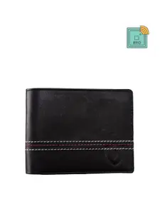 Keviv Men RFID Leather Two Fold Wallet