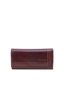 Calvadoss Women Leather Two Fold Wallet