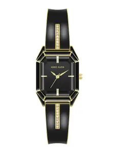 ANNE KLEIN Women Stainless Steel Bracelet Style Straps Analogue Watch AK4042GPBK