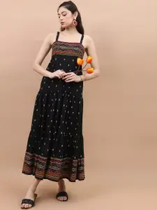 Vishudh Ethnic Motifs Printed Maxi Ethnic Dress
