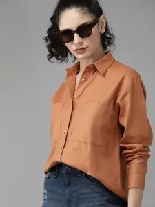 The Roadster Lifestyle Co. Regular Fit Cotton Casual Shirt