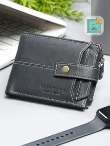 Teakwood Leathers Men Leather Two Fold Wallet