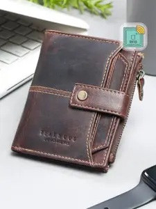 Teakwood Leathers Men Two Fold Wallet