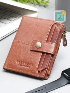 Teakwood Leathers Men Leather Two Fold Wallet