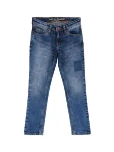 Pepe Jeans Boys Mid-Rise Relaxed Fit Light Fade Cotton Jeans
