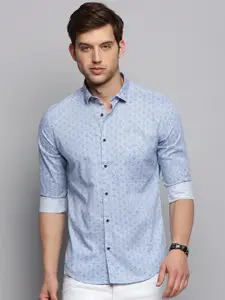 SHOWOFF Classic Floral Printed Cotton Casual Shirt