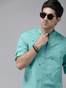 The Roadster Lifestyle Co. Men Pure Cotton Conversational Printed Casual Shirt