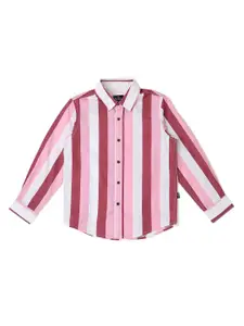 Pepe Jeans Boys Relaxed Vertical Striped Cotton Casual Shirt