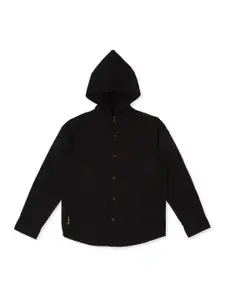 Pepe Jeans Boys Black Relaxed Casual Shirt