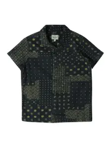 Pepe Jeans Boys Relaxed Floral Printed Cotton Casual Shirt
