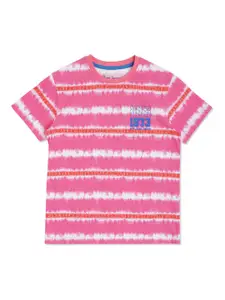 Pepe Jeans Boys Striped Cotton T-shirt