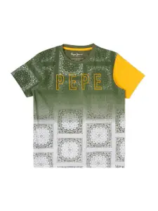 Pepe Jeans Round Neck Graphic Printed Cotton T-shirt