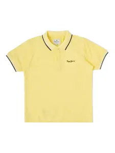 Pepe Jeans Boys Polo Collar Cotton T-shirt