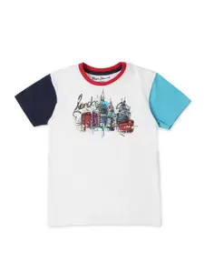 Pepe Jeans Boys Graphic Printed Cotton T-shirt