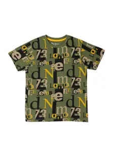 Pepe Jeans Boys Typography Printed Cotton T-shirt