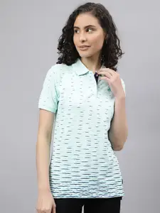 Beverly Hills Polo Club Printed Polo Collar Short Sleeves T-shirt