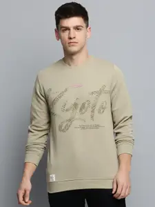 SHOWOFF Typography Printed Cotton Sweatshirt