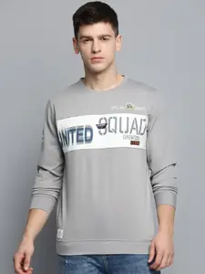 SHOWOFF Typography Printed Pullover Sweatshirt