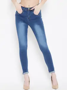 Nifty Women Slim Fit High Rise Heavy Fade Stretchable Cotton Jeans