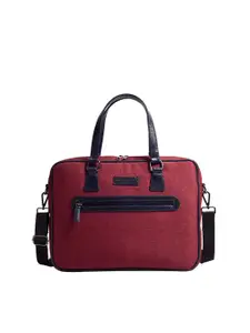 Gauge Machine 16" Melange Wine Laptop Bag with Detachable Strap