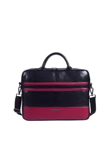 Gauge Machine Unisex Colourblocked Laptop Bag