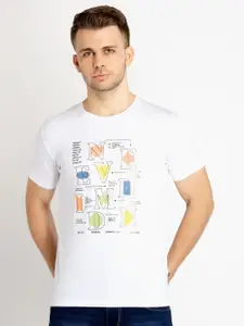Status Quo Typography Printed Round Neck Cotton T-shirt