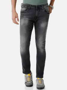 Voi Jeans Slim Fit Mildly Distressed Heavy Fade Cotton Jeans