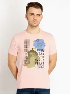 Status Quo Typography Printed Cotton T-shirt