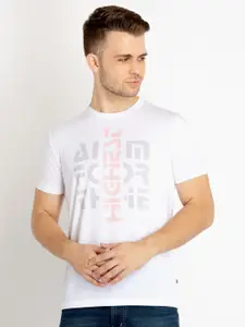 Status Quo Typography Printed Cotton T-shirt