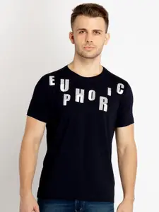 Status Quo Typography Printed Cotton T-shirt