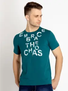 Status Quo Typography Printed Cotton T-shirt