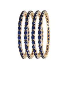 The Pari Set Of 4 Gold-Plated AD-Studded Bangles