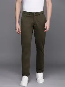 Allen Solly Men Mid-Rise Slim Fit Trousers