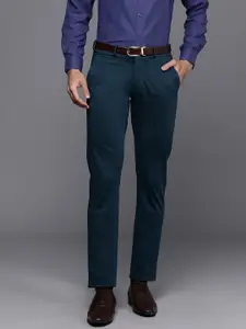 Allen Solly Men Custom Slim Fit Formal Trousers