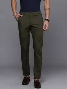Allen Solly Slim Fit High-Rise Trousers
