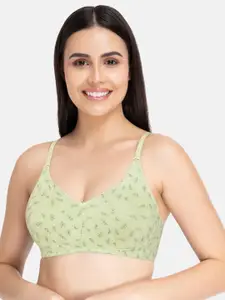 Amante Printed Non Padded Wirefree Comfort Concealer T-Shirt Bra - BRA91801