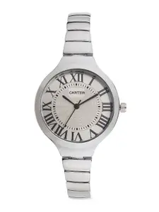 Sandy D Carter Women Bracelet Style Straps Analogue Watch SD-Carter-23-06-WH2