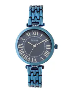 Sandy D Carter Women Bracelet Style Strap Analogue Watch- SD-Carter-23-08-BL-SL