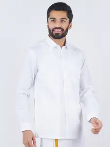 Ramraj Men Cotton Long Sleeves Formal Shirt