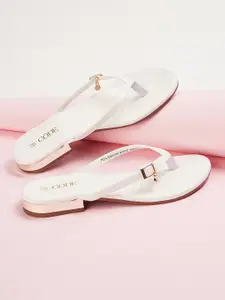 CODE by Lifestyle Embellished T-Strap Flats