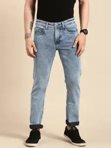 Being Human Men Slim Fit Heavy Fade Stretchable Jeans