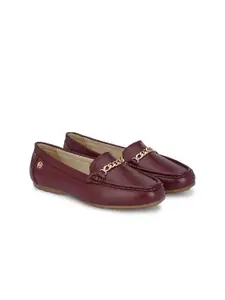 ELLE Women Maroon Loafers